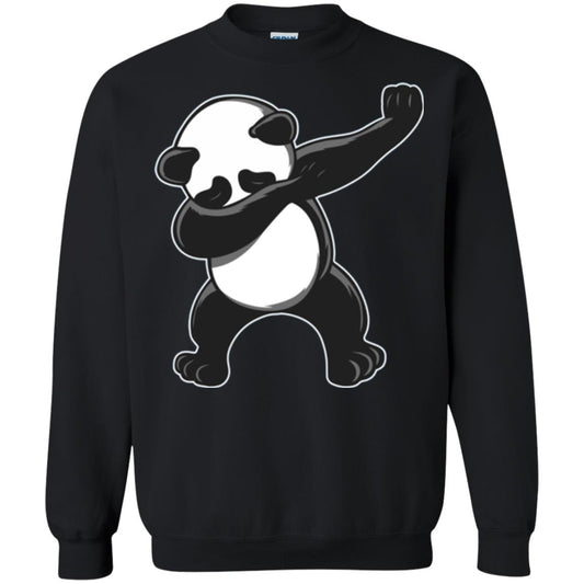 Funny Panda Dab T-shirt Cute Dabbing Panda Black