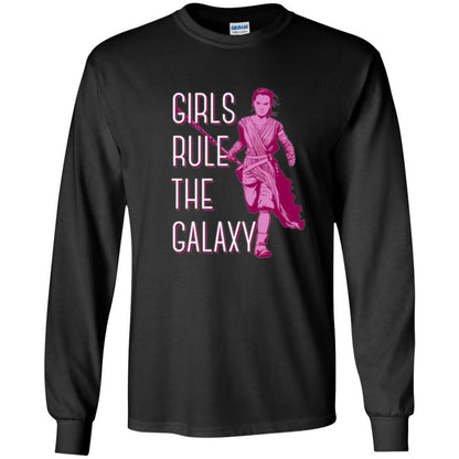Film T-shirt Girls Rule The Galaxy T-shirt Black