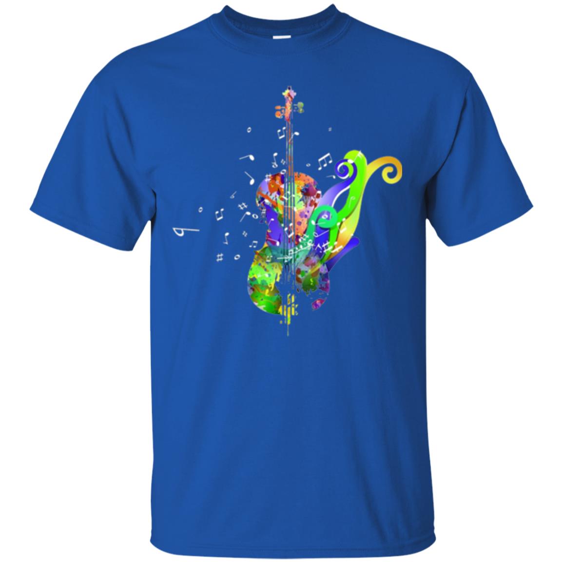 Violin Musical Artist Music T-shirt Royal