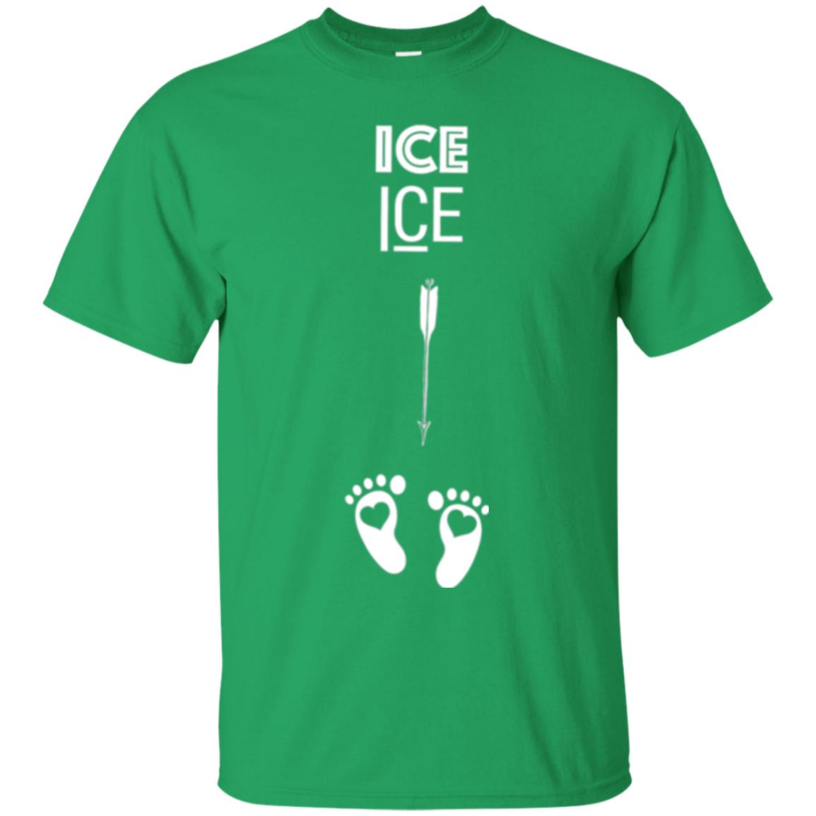 Ice Ice Surprise Baby Pregnancy Announcement T-shirt Irish Green