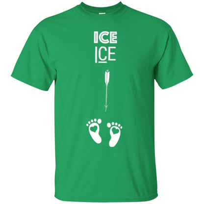 Ice Ice Surprise Baby Pregnancy Announcement T-shirt Irish Green