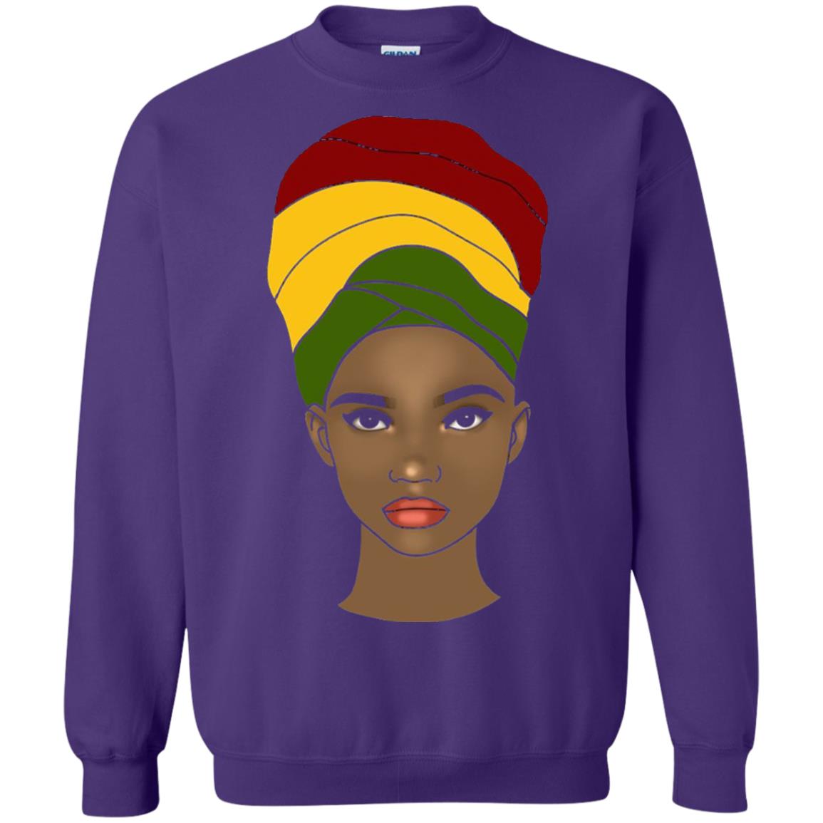 Melanin Rocks African Queen Melanin T-shirt Purple