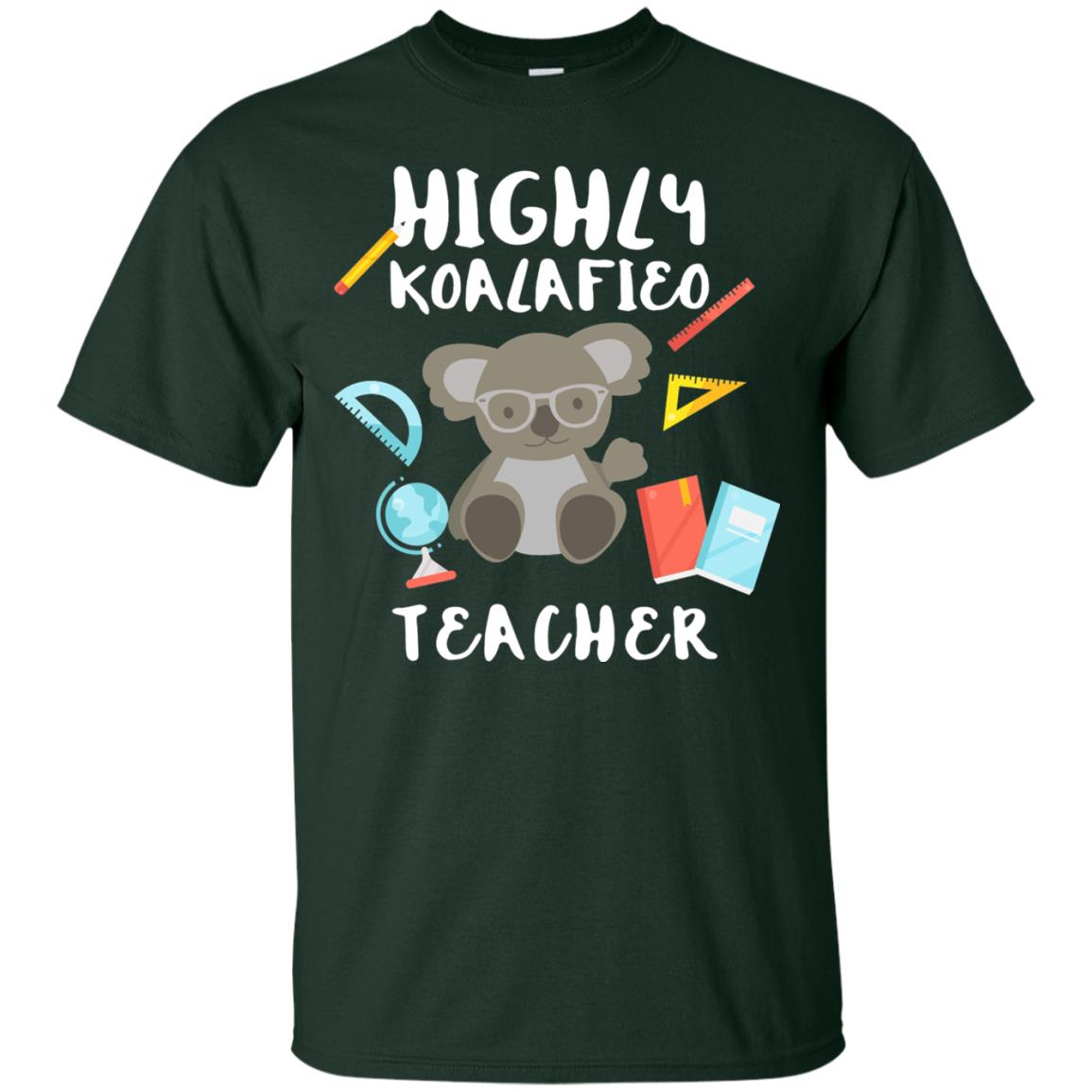 Highly Qualified Punny Teacher T-shirt Forest