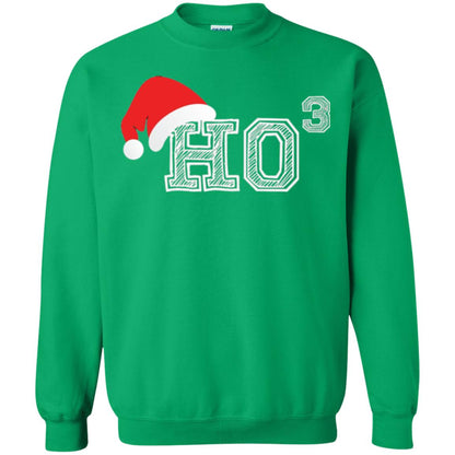 Christmas T Shirt Ho Ho Ho X 3 Third Power Irish Green