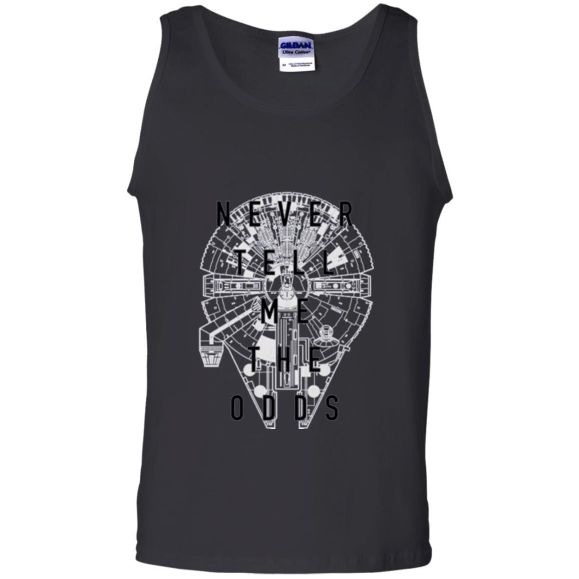 Film T-shirt Falcon Never Tell Me The Odds T-shirt Black