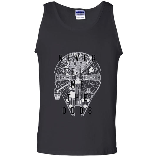 Film T-shirt Falcon Never Tell Me The Odds T-shirt Black