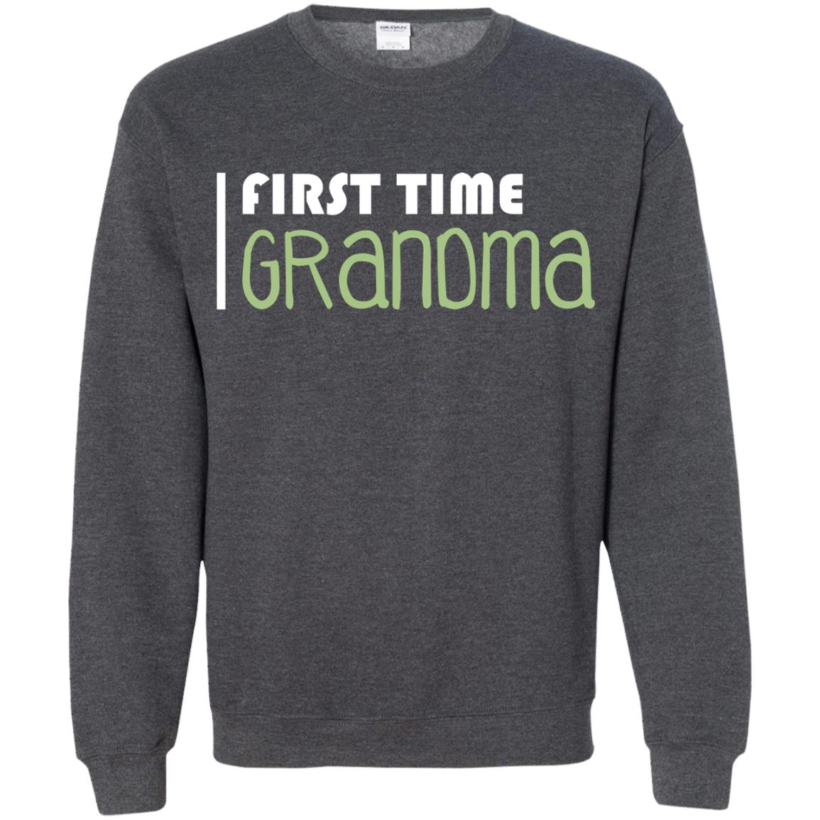 First Time Grandma Shirt Dark Heather
