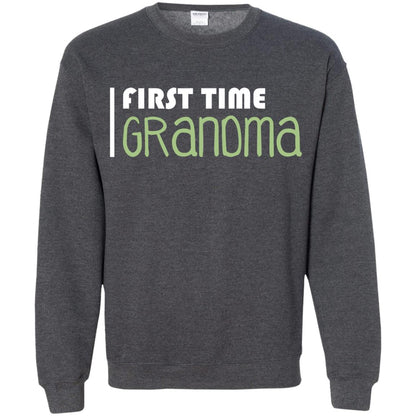 First Time Grandma Shirt Dark Heather