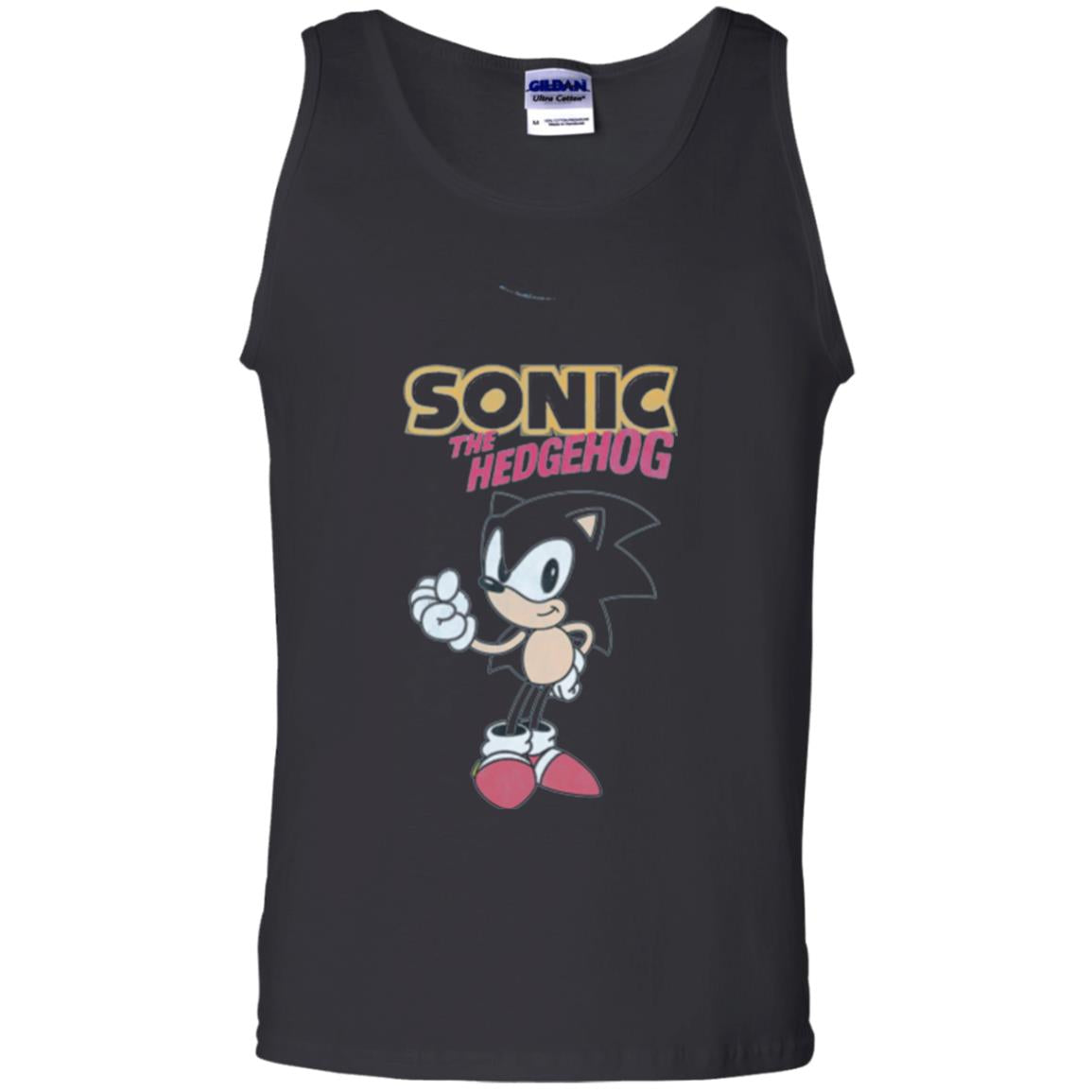 Movie T-shirt Sonic The Hedgehog Black