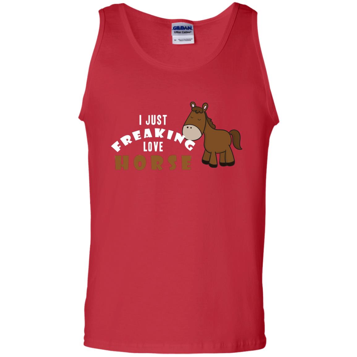 I Just Freaking Love Horse Shirt Red