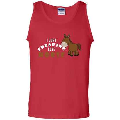 I Just Freaking Love Horse Shirt Red