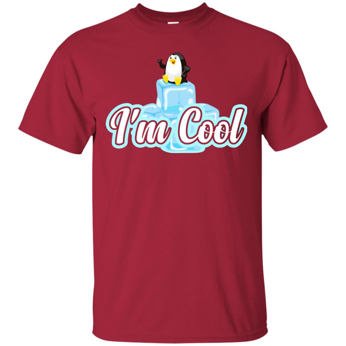 Penguin I_m Cool Gift Shirt For Penguin Lover Cardinal