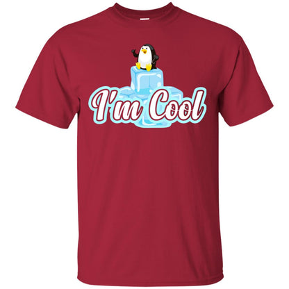 Penguin I_m Cool Gift Shirt For Penguin Lover Cardinal