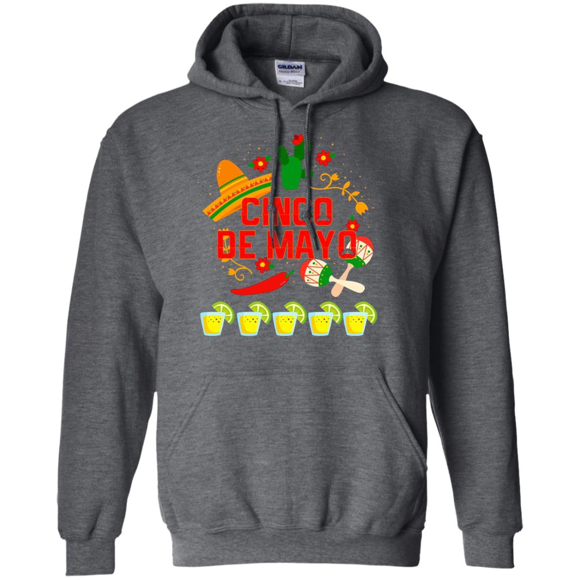 Fiesta Cinco De Mayo T-shirt Cinco De Mayo Dark Heather