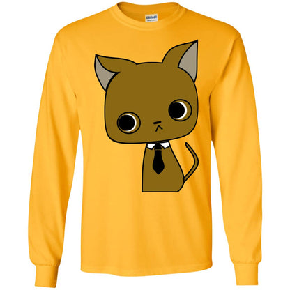 Funny Business Love Cat Shirt Gold
