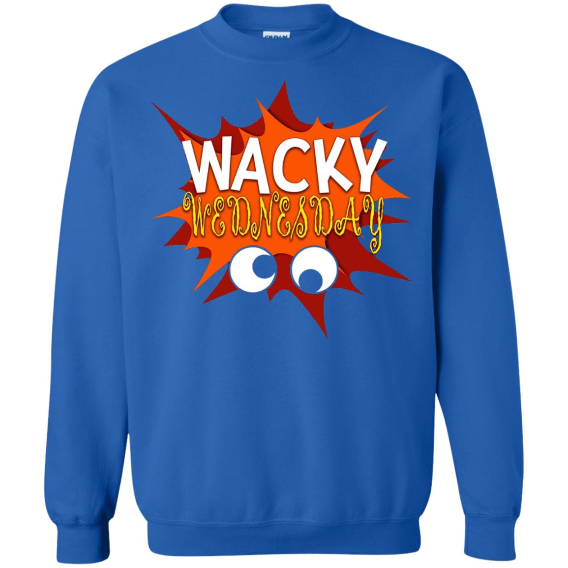 Wacky Wednesday Googly Eyes Silly T-shirt Royal