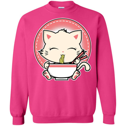 Kawaii Japanese Anime Cat Ramen T-shirt