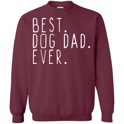 Best Dog Dad Ever T-shirt Maroon