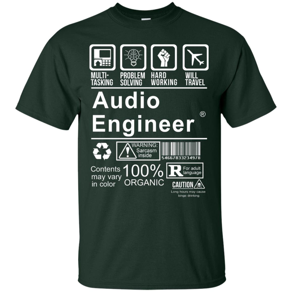 Audio Engineer Shirt Multi Tasking Problem Solving Forest