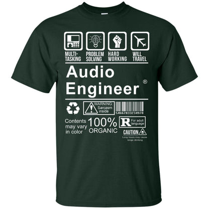 Audio Engineer Shirt Multi Tasking Problem Solving Forest