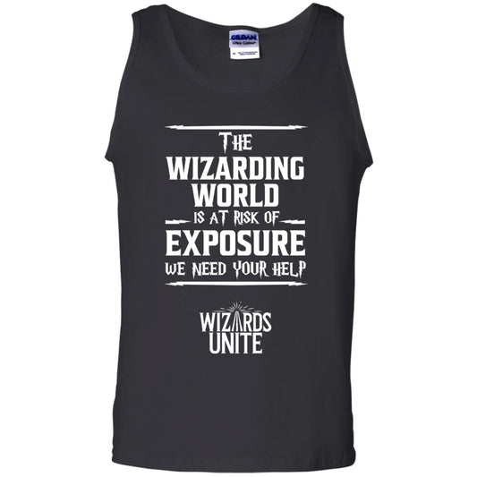 The Wizarding World Is At Risk Of Exposure Harry Potter T-shirt Black