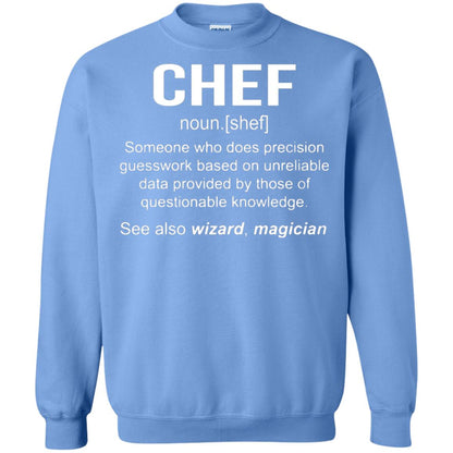 Funny Chef Meaning Shirt Chef Noun Definition Carolina Blue