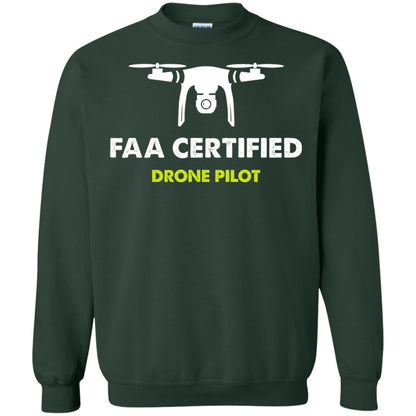 Faa Certified Drone Pilot T-shirt Forest Green