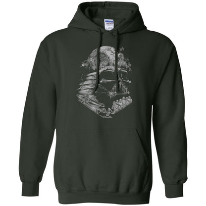 Film T-shirt Star Wars Darth Vader Build The Empire Graphic Forest Green