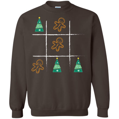 Christmas T-shirt Tic Tac Toe Board Game Dark Chocolate
