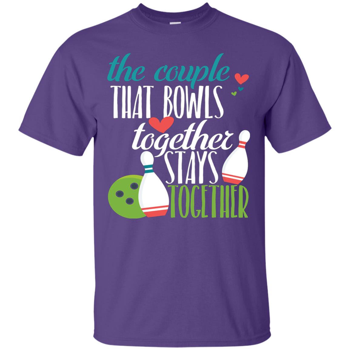 Bowler Shirt The Couple That Bowls Together Stay Together Purple