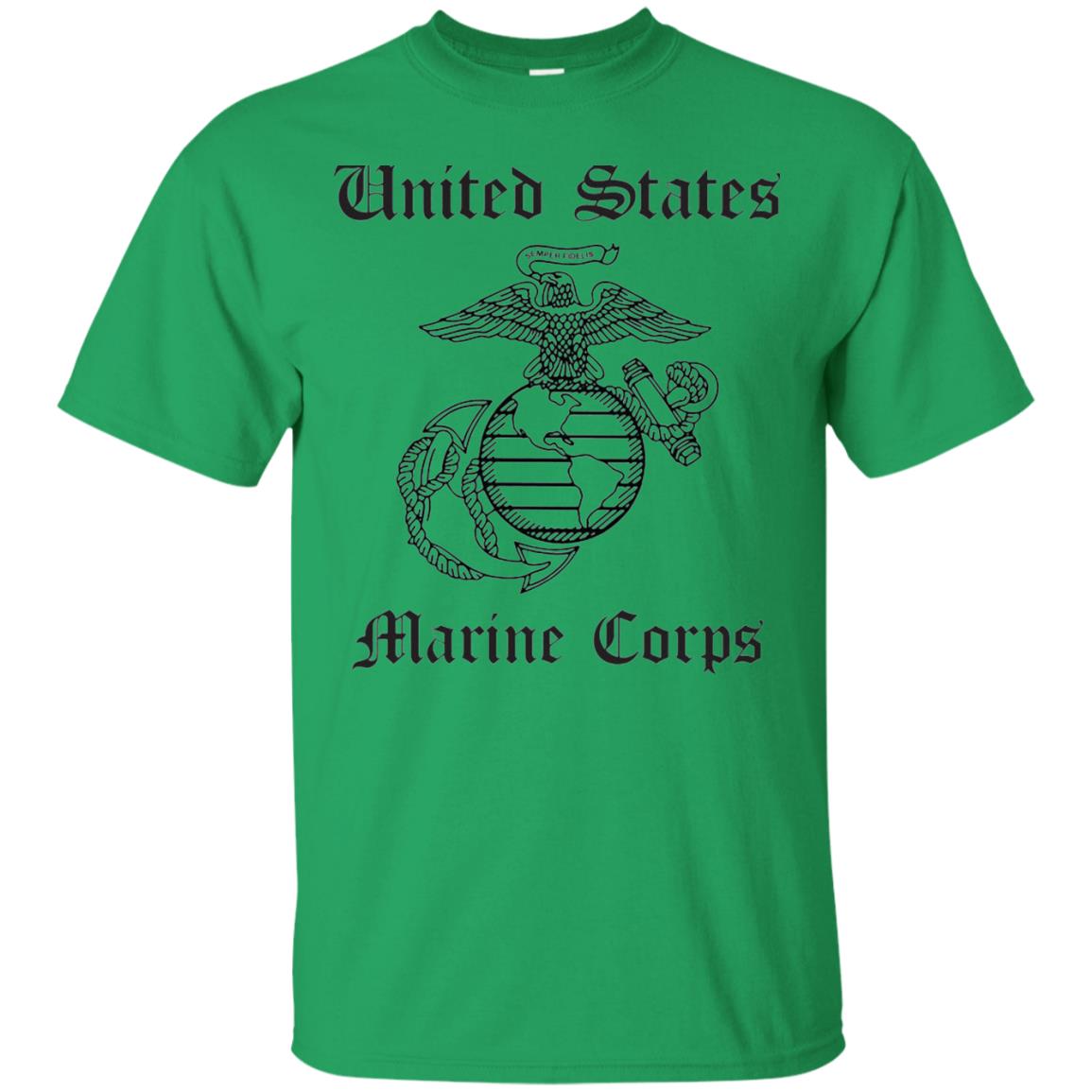 Zerogravitee United States Marine Corps T-shirt Irish Green