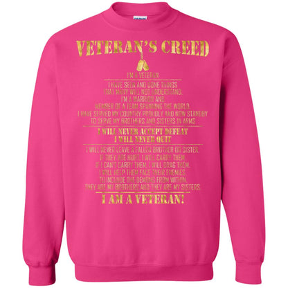 Veterans Creed Im A Veteran I Have Seen And Done Things That Many Will Not Understand Heliconia