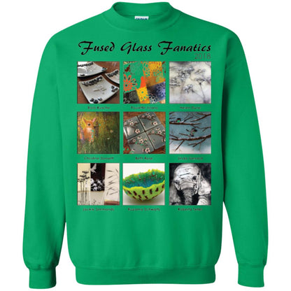 Commemorative T-shirt Fused Glass Fanatics 2018 Irish Green