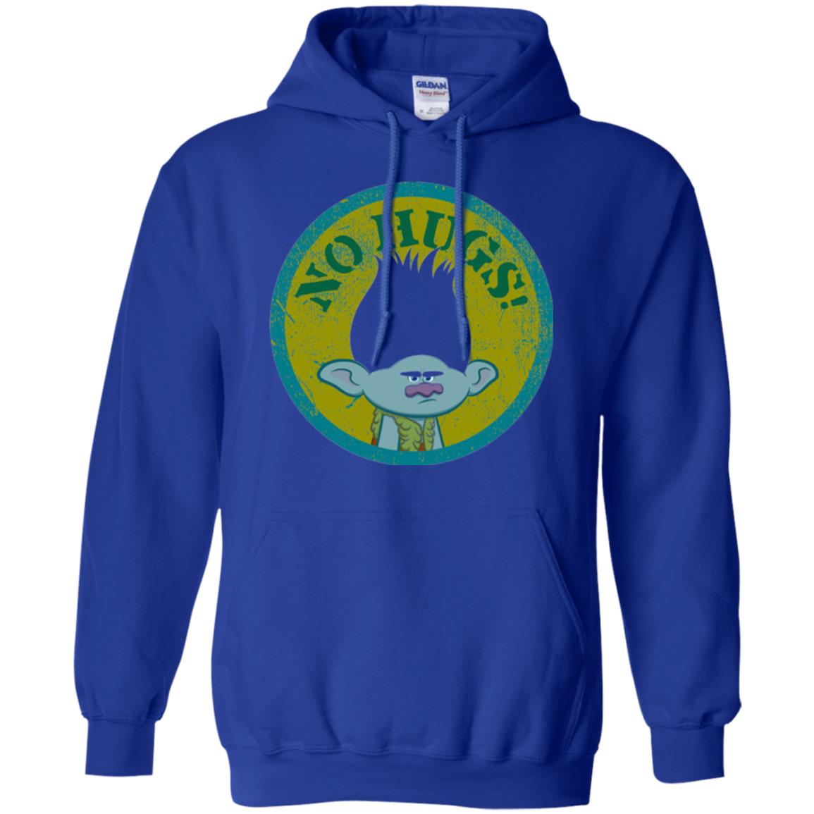 Dream Works_ Trolls No Hugs T-shirt Royal