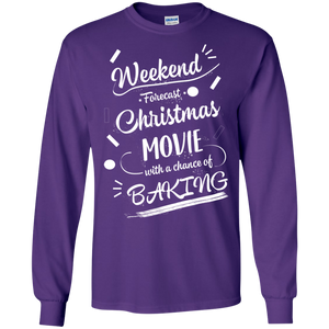 Christmas T-shirt Weekend Forecast Christmas Movie With A Chance Of Baking