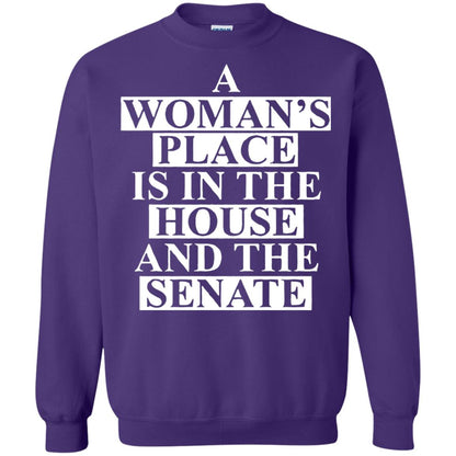 A Woman_s Place Is In The House And The Senate T-shirt Purple