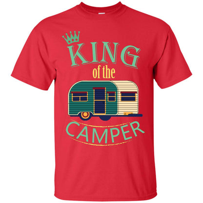 King Of The Camper Camping Lover Shirt Red