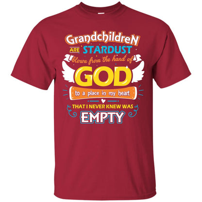Grandparents T-shirt Grandchildren Are Stardust Blown From The Hand Of God To A Place In My Heart That I Never Knew Was Empty Cardinal