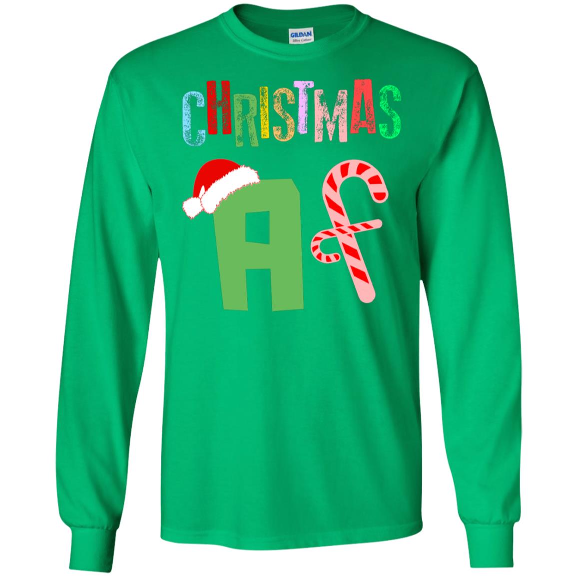 Chrismas Af X-mas Gift Shirt For Mens Or Womens Irish Green