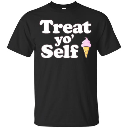 Treat Yo_ Self Ice Cream T-shirt Black