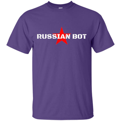Political T-shirt Russian Bot Star T-shirt Purple