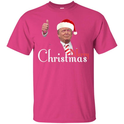 Trump Merry Christmas T-shirt Heliconia