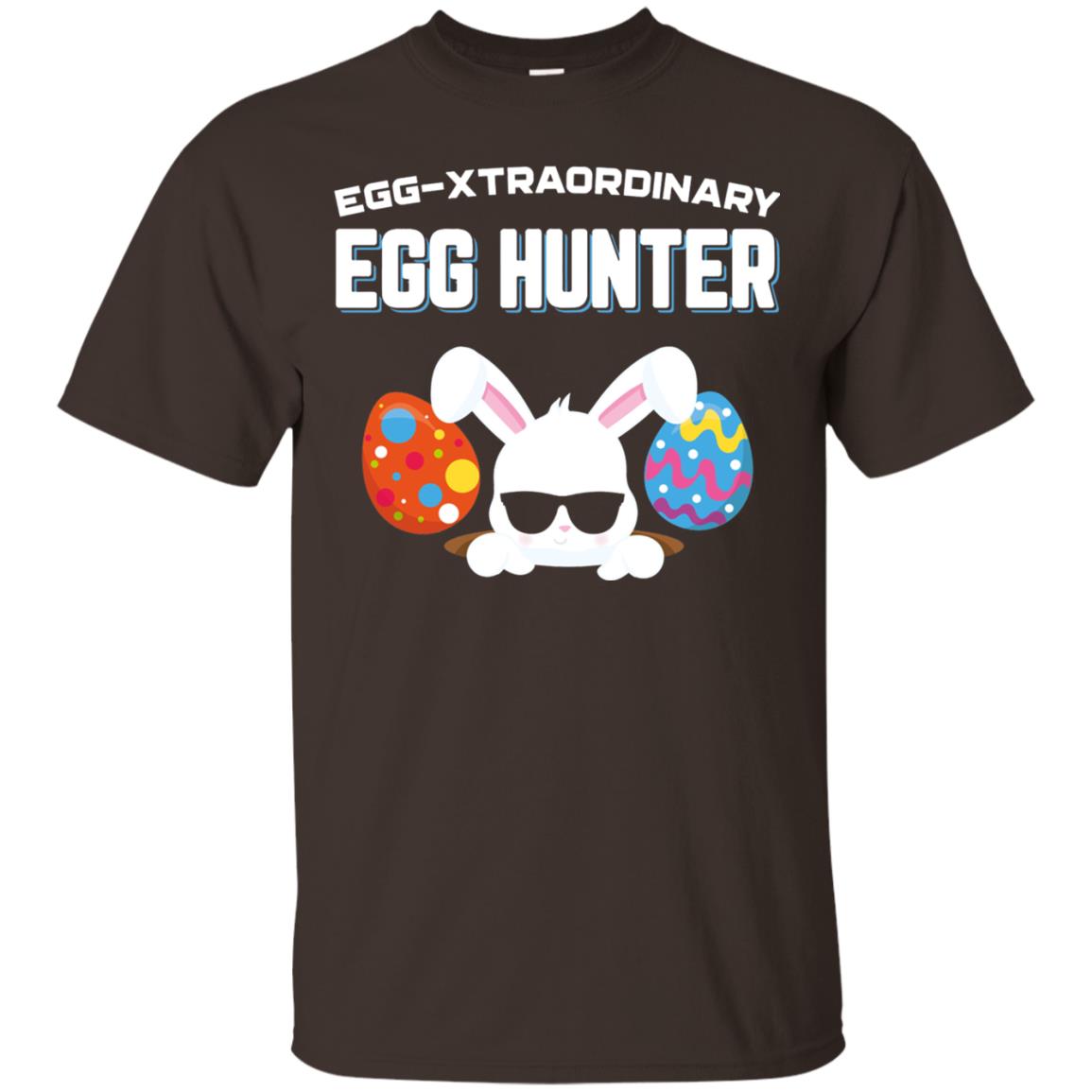Egg-xtraordinary Egg Hunter Easter Shirt Dark Chocolate