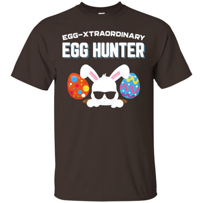 Egg-xtraordinary Egg Hunter Easter Shirt Dark Chocolate
