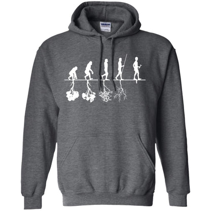 Evolution Tree Of Human Life Thinking Save Environment Shirt Dark Heather