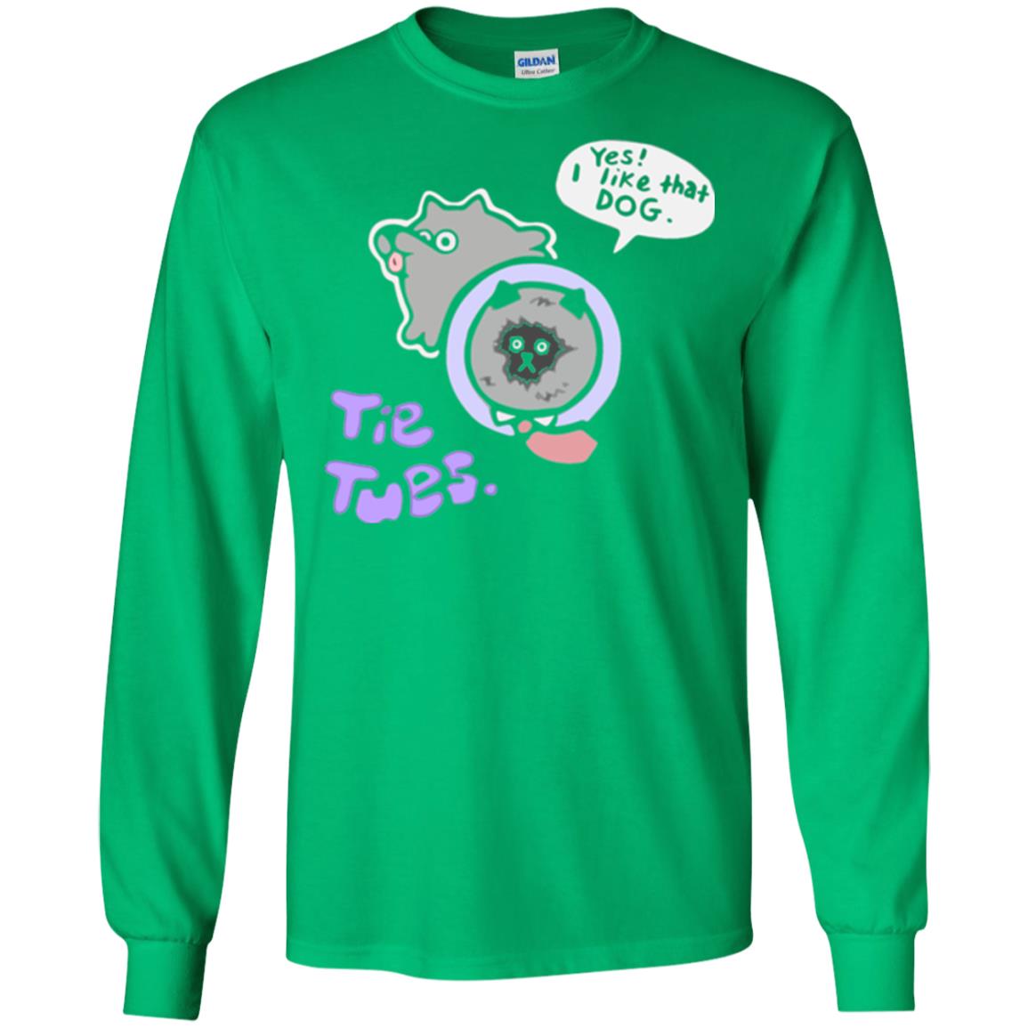 Yes I Like That Dog Tietuesday Dog Lover T-shirt Irish Green