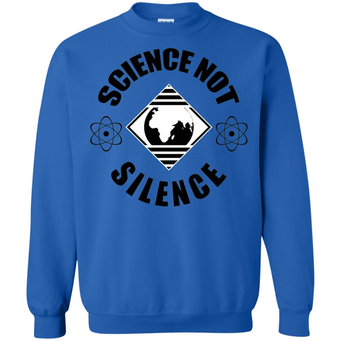 Scientist T-shirt Science Not Silence T-shirt Royal