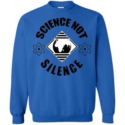 Scientist T-shirt Science Not Silence T-shirt Royal