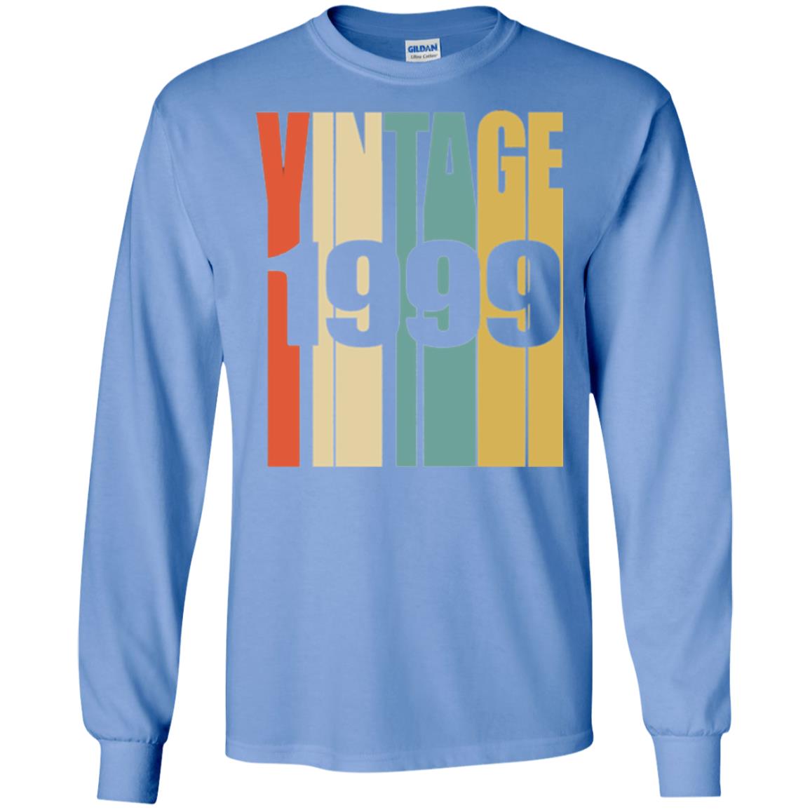 Brithday T-shirt Retro Vintage 1999 Carolina Blue