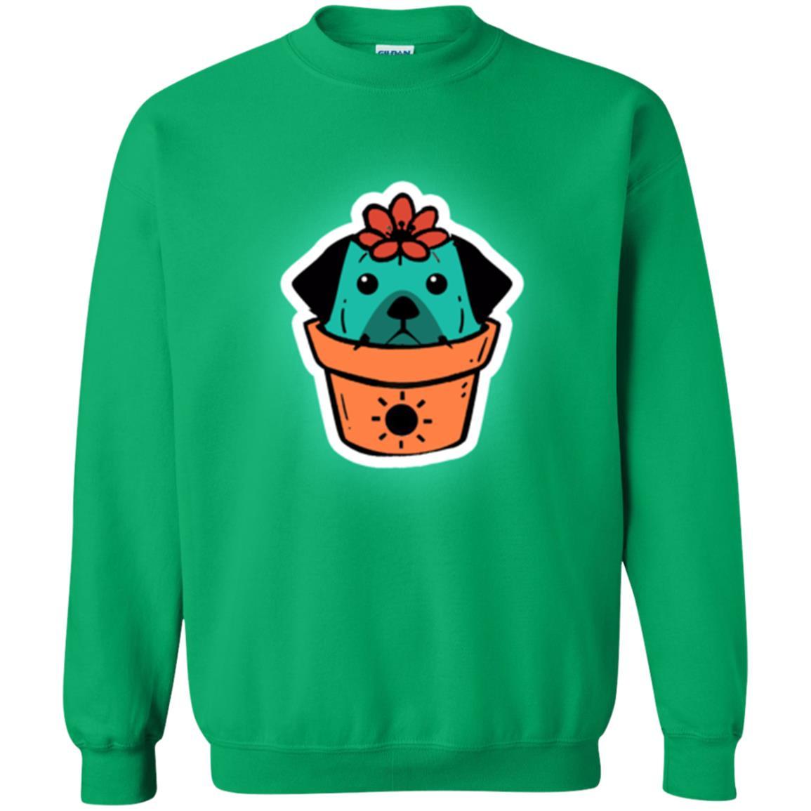 Dog Lover T-shirt Cactus Dog Dogcus Irish Green